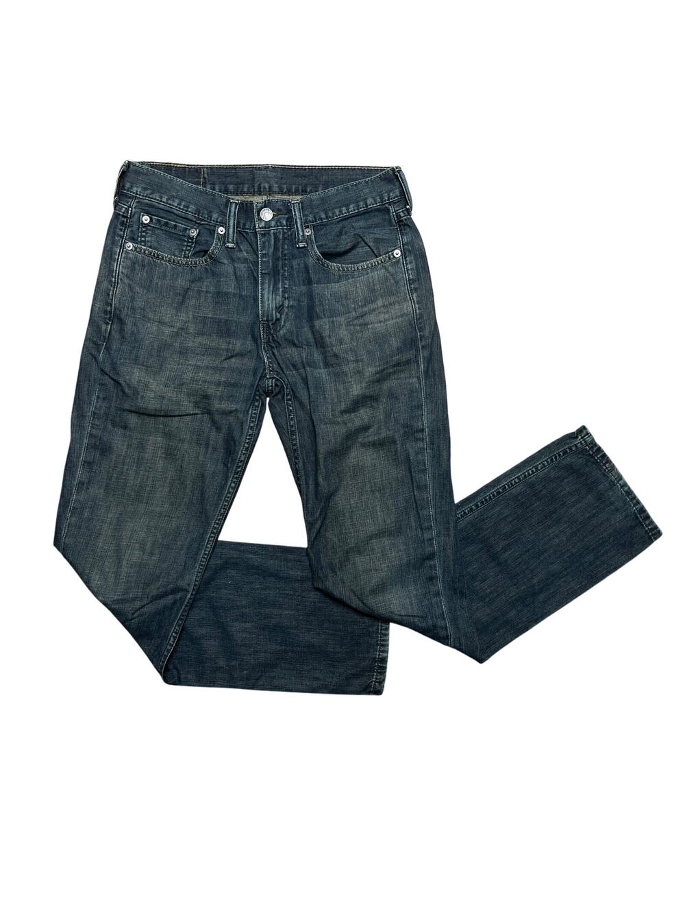 Levis 514 Denim Jeans Mens Size 29X30 Straight Leg 100% Cotton Low Rise Y2K